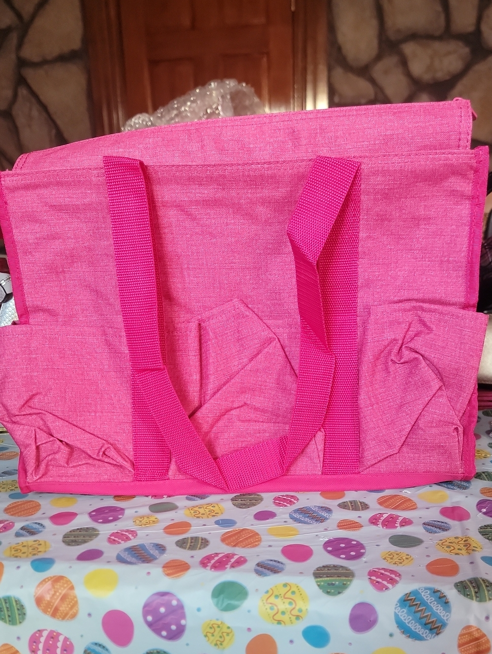 thirty-one Bright Pink Women's Tote with Dual Straps